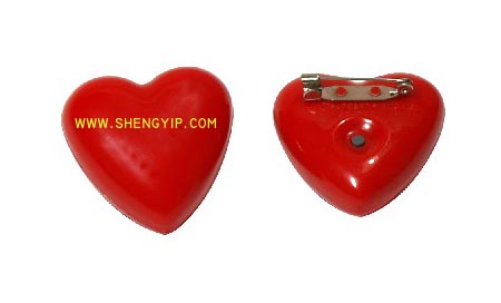  Heart-shaped Flashing Badge