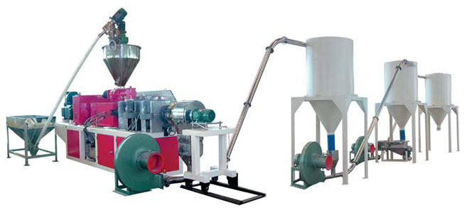 PVC PELLETZING PRODUTION LINE 