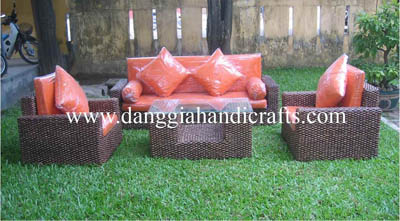 Water hyacinth sofa set