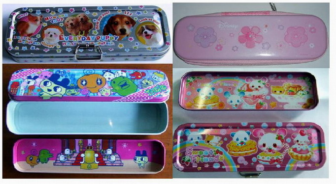 promotional tin pencil case, tin pencil box