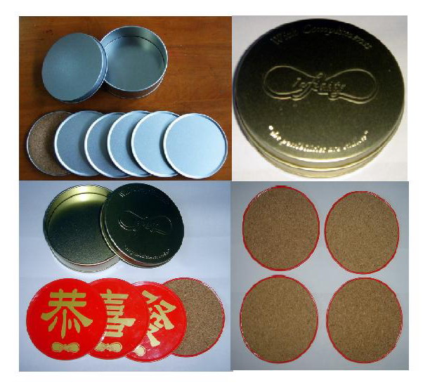 tin coaster, promotional coaster