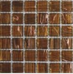 Goldline glass mosaic