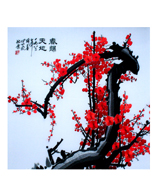 embroidery painting-plum blossom