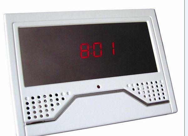 Table clock spy camera