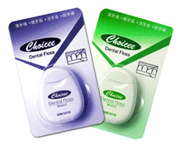 waxed & mint waxed dental floss