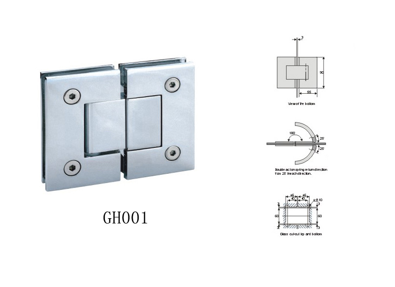 Glass Hinge