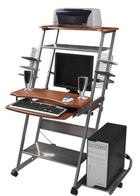 Computer desk,computer cart,mobile computer desk,computer furniture U-WT048