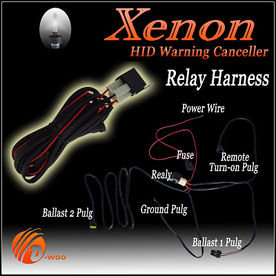 HID Warning Canceller Relay Harness