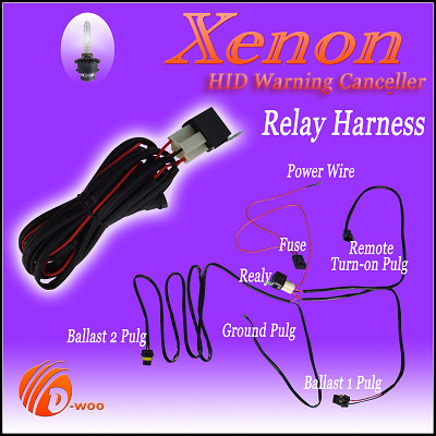 Relay Wire Harness For Xenon HID Conversion Kit