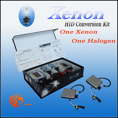 CAN-BUS Mid-Slim Ballast One Xenon One Halogen Kit HID Xenon