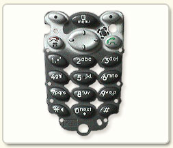 Silicone Keypad with Laser Etching