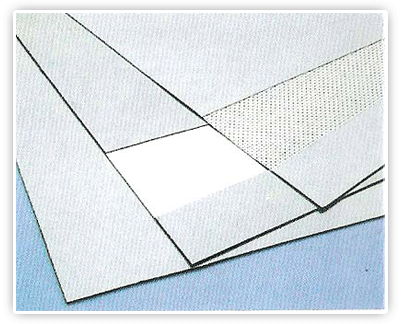 graphite compounded sheet with tanged metal