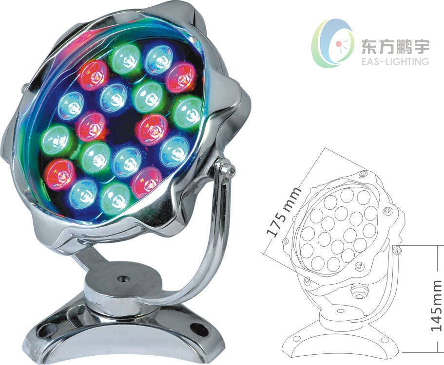 led underwater light 18*1W