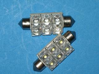 Led Auto Lamp(T10X42-6LED)