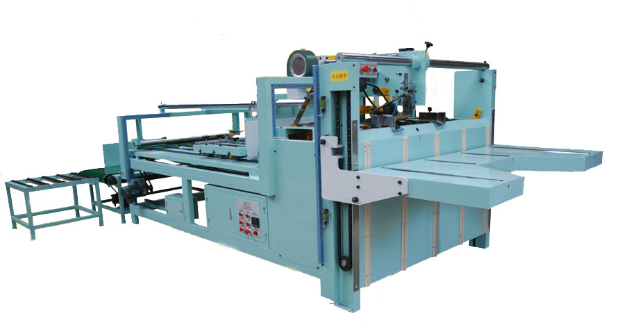 Semiautomatic gluer machine