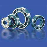 Single row Deep groove ball bearing with filling slots and snap ring groove