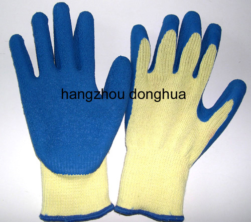 latex coated glove