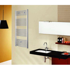 Chrome Plated Flat Towel Rail Heater