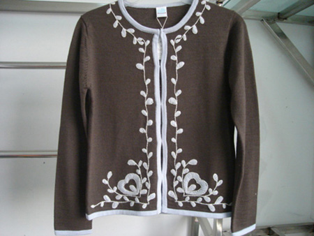 ladies wool/acrylic cardigan