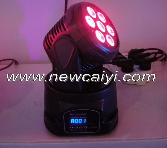 7*10w RGBA moving head,les wash light,led stage light