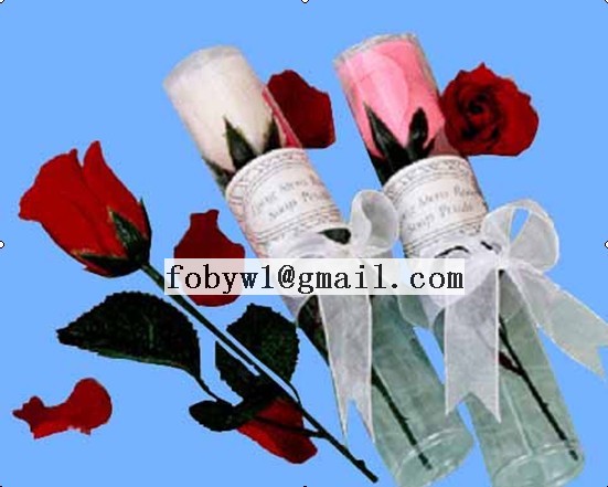 Rose  soap flower