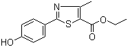  ethyl 2-(4-hydroxyphenyl)-4-methyl thiazole-5-car