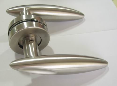 Stainless steel solid lever handle