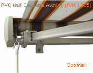 PVC Half Cassette Awning (P/N: L005) 