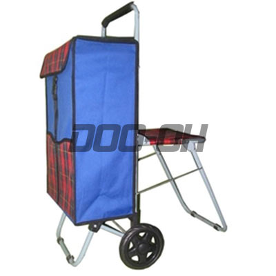 Folding Shopping Cart With Chair