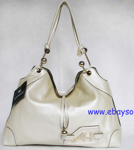 Leather Anya pearlescent white Bag 073145