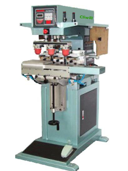 3 color pad printing machine