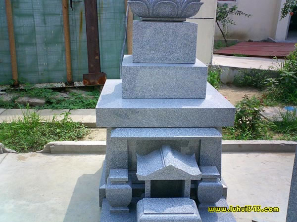 G343 Grey Granite - tomb stone