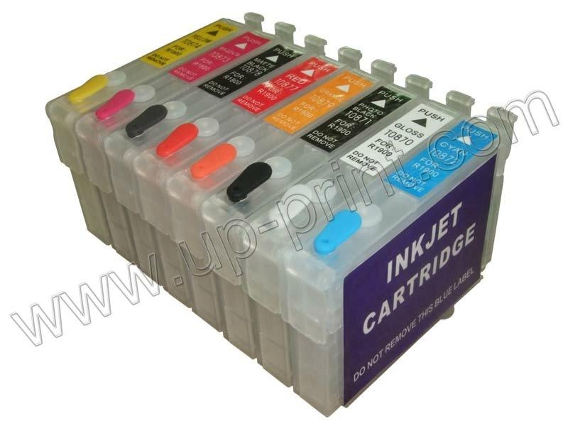 Epson R1900 refillable ink cartridge 