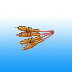 Gold Stereo RCA Cable