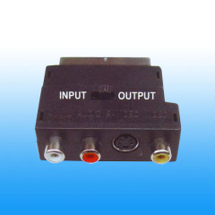 Scart Plug to 3 RCA Plug Cable