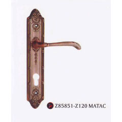 Zinc Alloy Door Handle With Plate