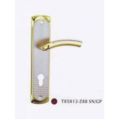 Zinc Alloy Door Handle With Plate