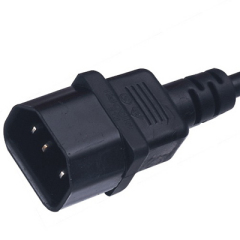 Black Computer Connector Power Cord