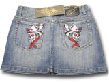 Ed Hardy skirt jeans