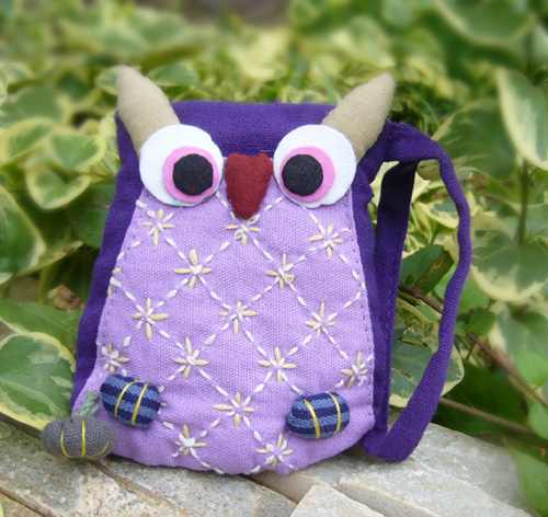 change purse,owl change purse