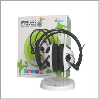 WIRELESS HEADPHONE WITH FM RADIO