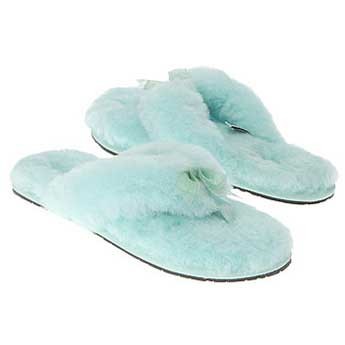 cheap ugg blue fluff flip sandals 5304