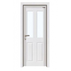 4 Panel Steel Interior Wooden Door 