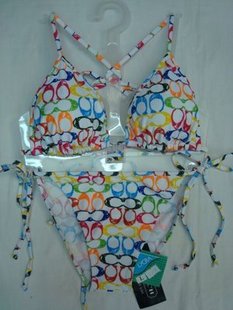 2009 COACH woman swimsuit bikini, accept paypal