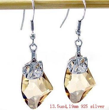 fashion jewelry Swarovski crystal Earrings