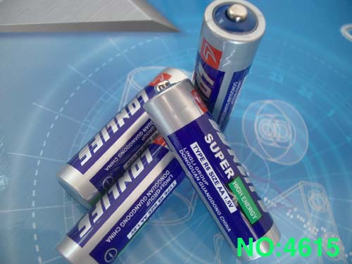 aa dry cell battery with PVC jacket