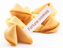 holiday fortune cookies