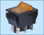 Double-poles Rocker Switch