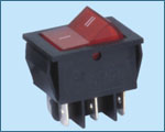 Double-poles Rocker Switch