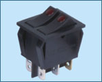 Double-poles Rocker Switch